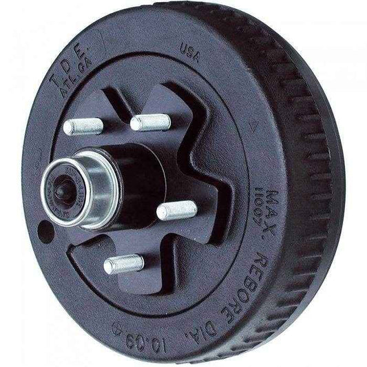 Hub Drum 10 In w/Bearings Seal Grease | Dexter 81001 - MacombMarineParts.com