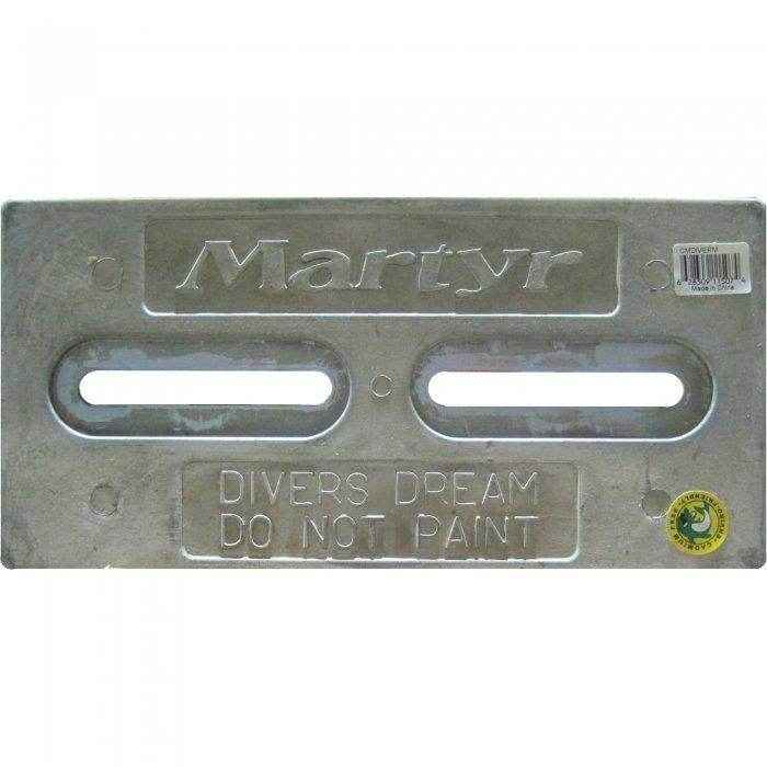 Hull Anode Divers Dream Magnesium 12 in. x 6 in. | Martyr CMDIVERM - MacombMarineParts.com