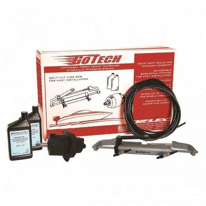 Hydraulic Steering System Universal Front Mount Outboard | Uflex GOTECH 1.0 - MacombMarineParts.com