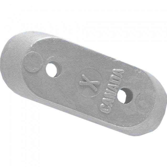 Johnson & Evinrude Transom Block Zinc Anode | Martyr CM327606Z - MacombMarineParts.com