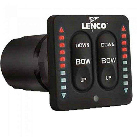 LED Integrated Trim Tab Switch Kit | Lenco 15170-001 - MacombMarineParts.com