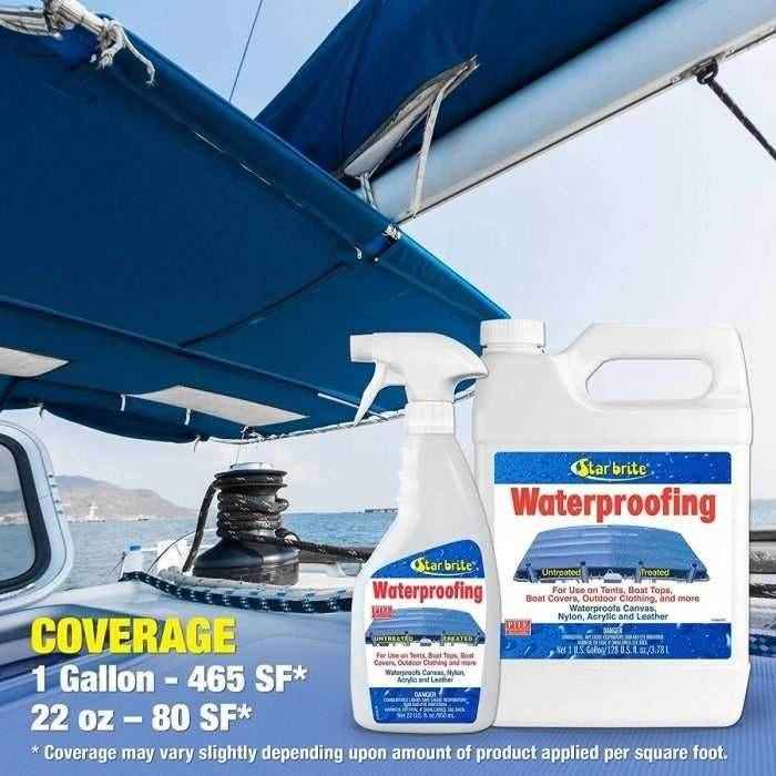 Marine Fabric Waterproofing with PTEF - 1 Gallon | Star Brite 081900N - MacombMarineParts.com