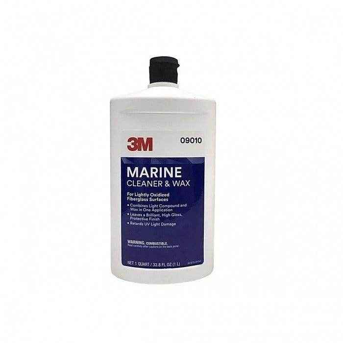 Marine Fiberglass Cleaner and Wax - 33.8 oz. | 3M 9010 - MacombMarineParts.com