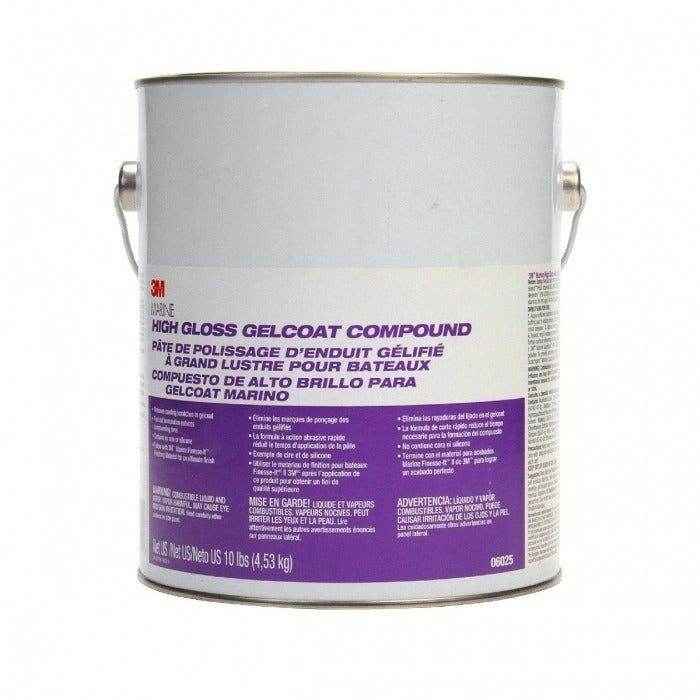 Marine High Gloss Gelcoat Compound - 10 lbs. | 3M 06025 - MacombMarineParts.com