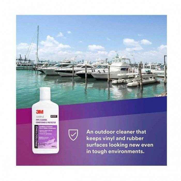 Marine Vinyl Cleaner Conditioner & Protector - 8.45 oz. | 3M 09023 - MacombMarineParts.com
