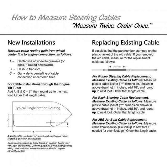 Mechanical Rotary Steering Kit NFB Safe-T II | Seastar SS13216 - MacombMarineParts.com