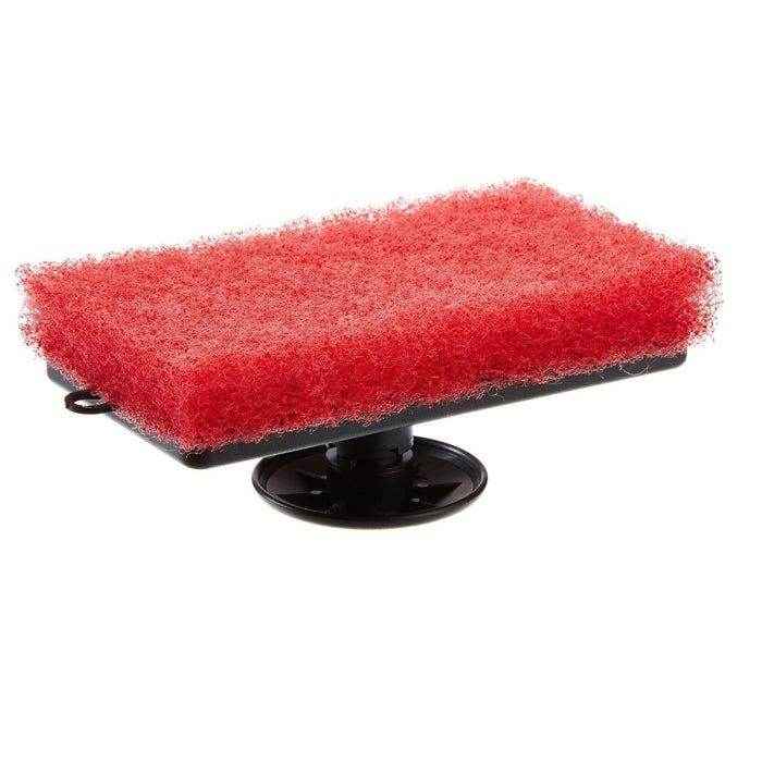 Medium Scrubber Pad with Removable Hand Grip - Red | Star Brite 040021P - MacombMarineParts.com