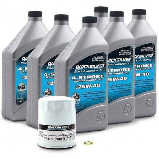 Mercury Oil Change Kit - 150 - 200 L4 Verado Model | Quicksilver 8M0169542 - MacombMarineParts.com