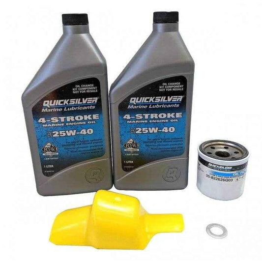 Mercury Oil Change Kit 25/30 HP EFI Models | Quicksilver 8M0081911 - MacombMarineParts.com