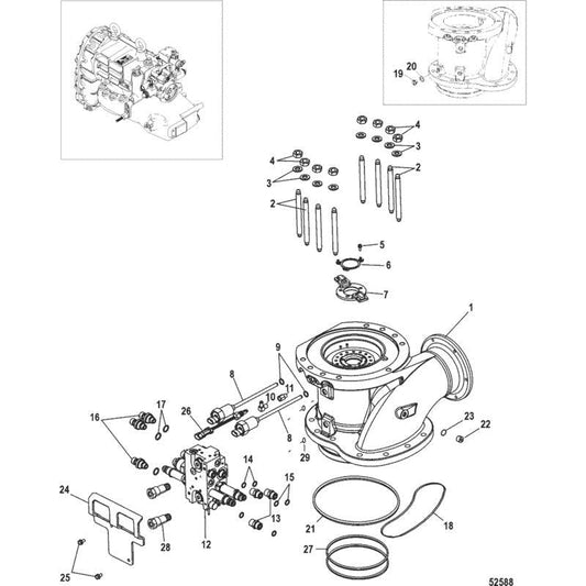 Mercury Oscillating Seal @ 2 Zeus 26-8M0045622