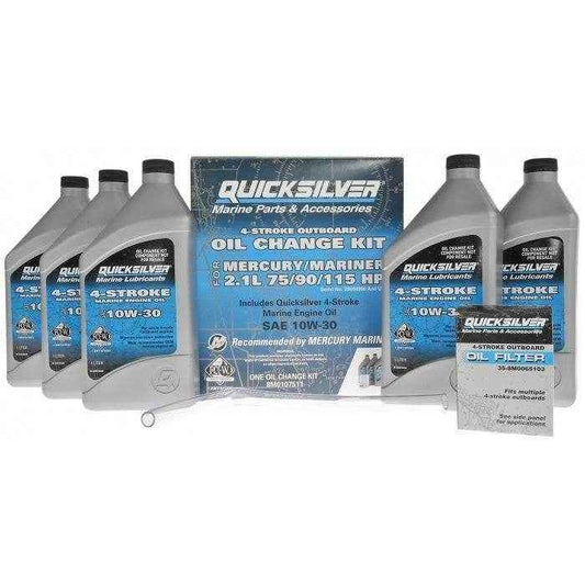 Mercury/Mariner Oil Change Kit, 75/90/115 EFI | Quicksilver 8M0107511 - MacombMarineParts.com