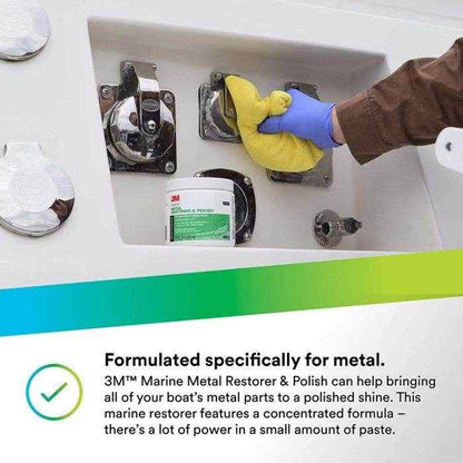 Metal Restorer & Polish Paste - 18 oz. | 3M 09019 - MacombMarineParts.com