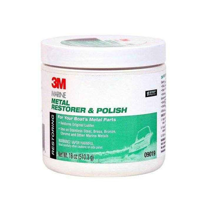 Metal Restorer & Polish Paste - 18 oz. | 3M 09019 - MacombMarineParts.com
