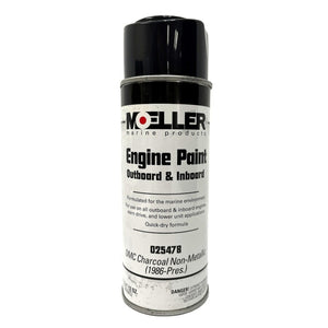 Spray Paint OMC Charcoal Non-Metallic | Moeller Marine 025478