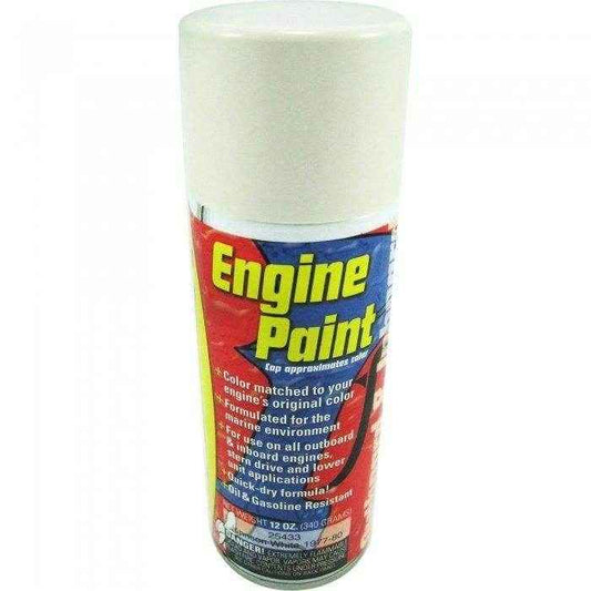 Moeller Marine Johnson Evinrude White Spray Paint 025433 - MacombMarineParts.com