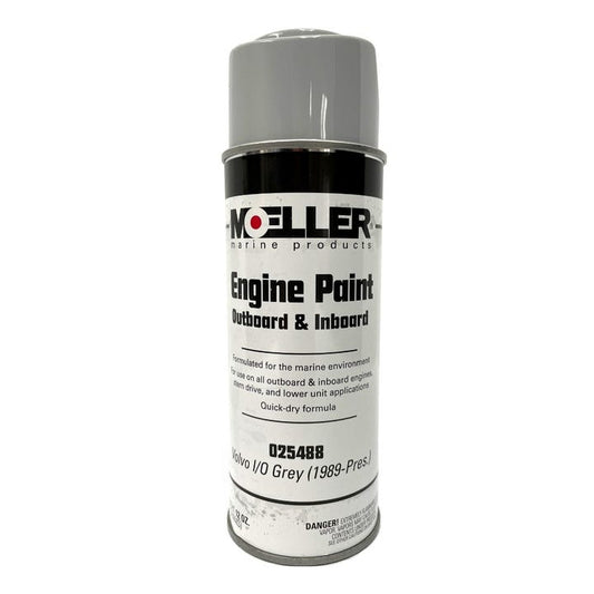 Moeller Marine Products Volvo Penta Grey Spray Paint 025488 - MacombMarineParts.com