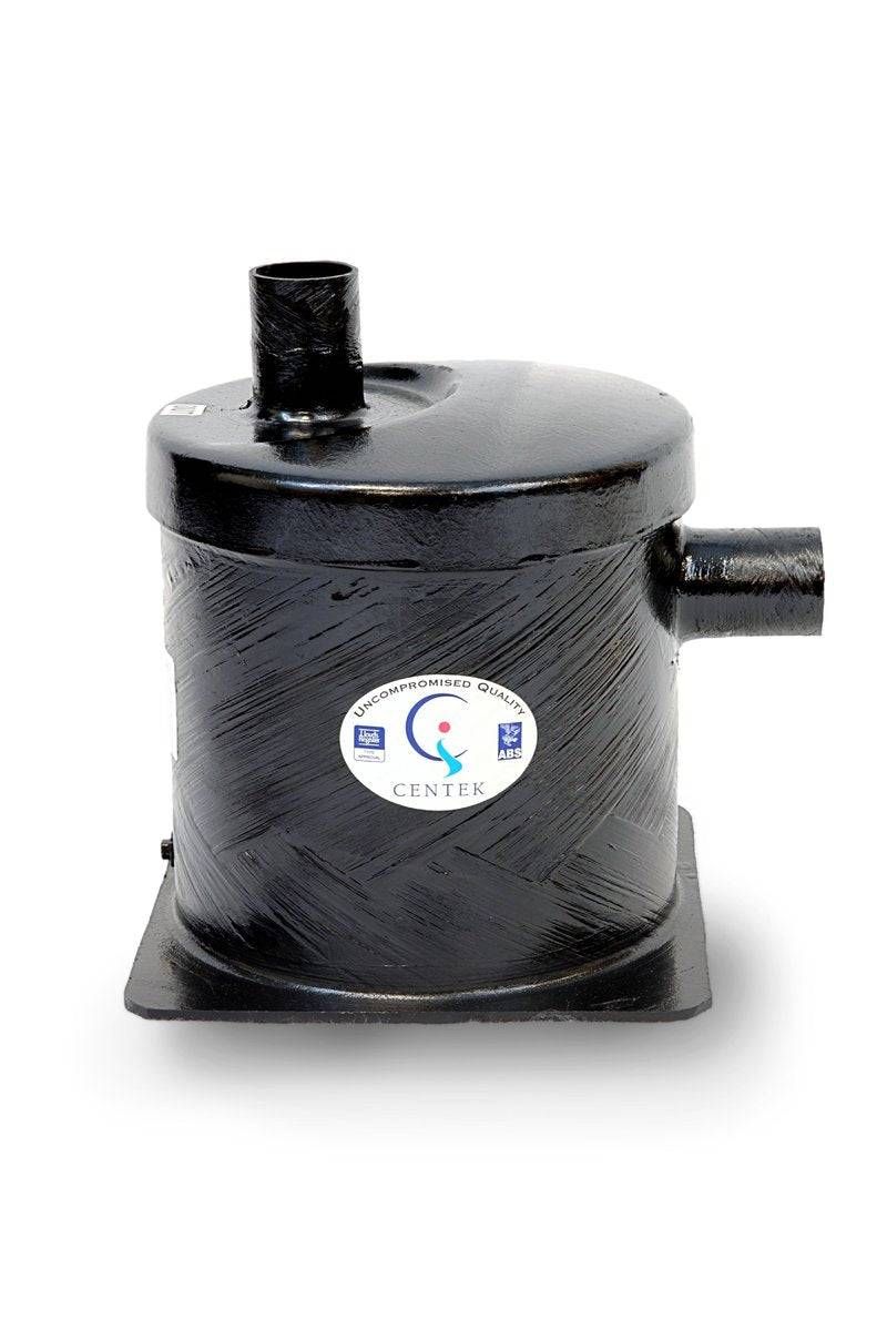 Muffler 2" Side In / Top Out | Centek 1500054 - MacombMarineParts.com