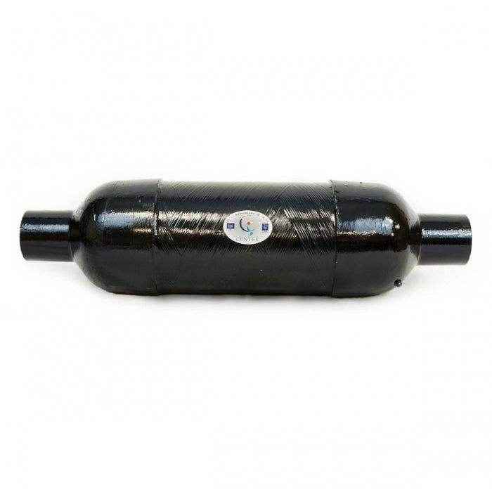 Muffler Vernatone Round 2 1/2 in. Inlet/Outlet | Centek 1000103 - MacombMarineParts.com