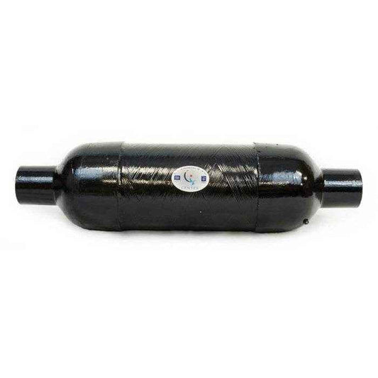 Muffler Vernatone Round 5 inch Inlet/Outlet | Centek 1000108 - MacombMarineParts.com