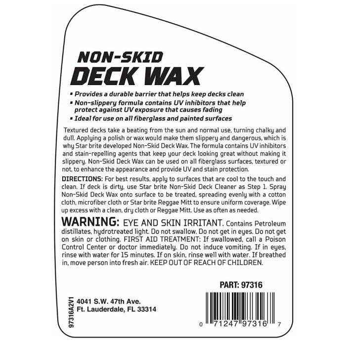 Non - Skid Deck Wax Spray - 16 ounce | Star Brite 097316 - MacombMarineParts.com