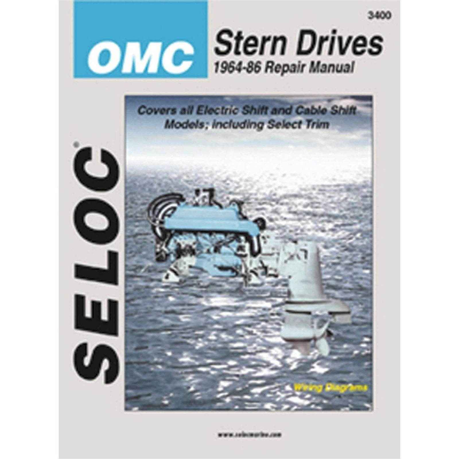 OMC Stern Drive Technical Repair Manual | Sierra 18-03400 - MacombMarineParts.com