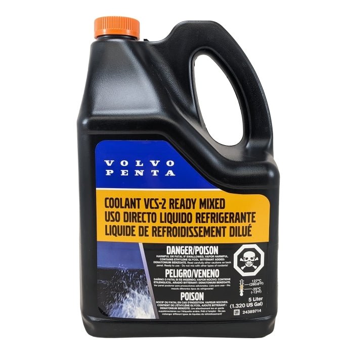 Orange Coolant Ready Mixed VCS - 2, 5 Liter | Volvo Penta 24389714 - MacombMarineParts.com