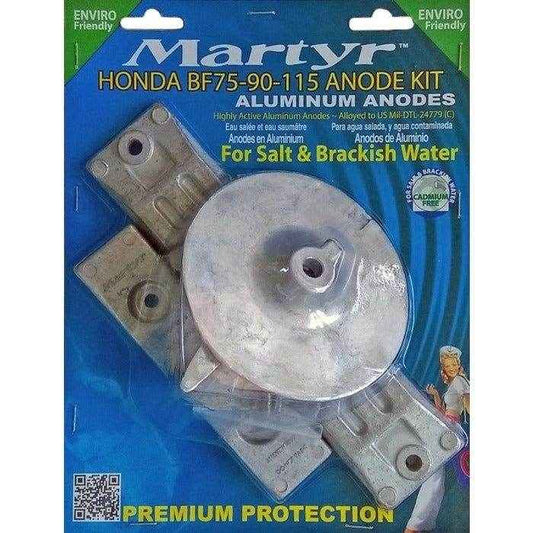 Outboard Aluminum Anode Kit Honda BF 75-115 HP | Martyr CMHBF75115KITA - MacombMarineParts.com