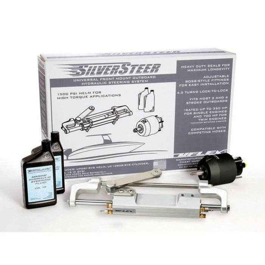 Outboard Tilt System 1500 PSI Front Mount High - Performance Version 2 | Uflex SILVERSTEER2.0B - MacombMarineParts.com