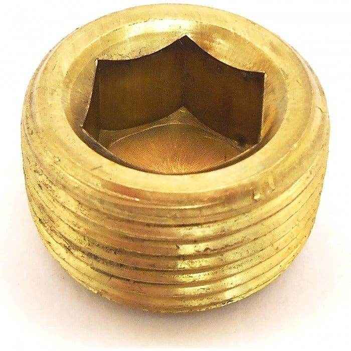 Pipe Plug Brass 3/4 in. NPT | Barr Marine 50 - 091 - 075 - MacombMarineParts.com