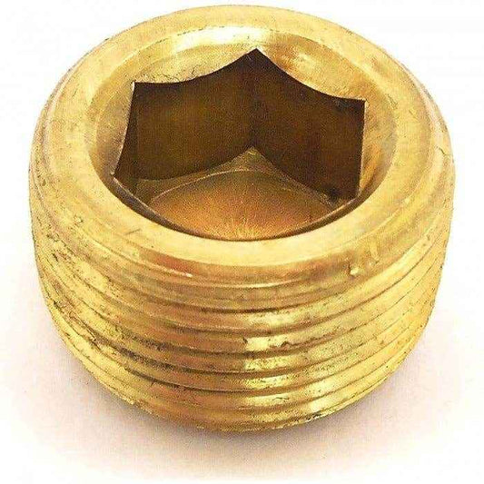 Pipe Plug Brass 3/4 in. NPT | Barr Marine 50 - 091 - 075 - MacombMarineParts.com