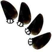 Piranha Propellers A Series 4 Bladed Pack Of 4 Blades | 1420A-4 - MacombMarineParts.com