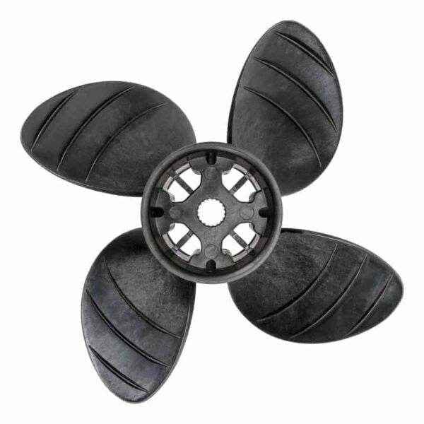 Piranha Propellers Complete A-Series 4 Blade Propeller - MacombMarineParts.com