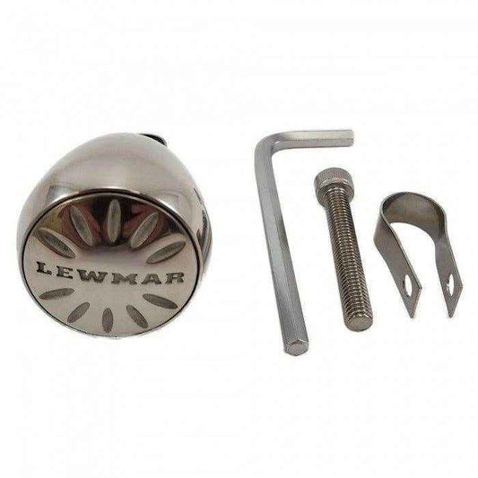 Polished SS Knob W/Rim Clamp | LEWMAR 89700862 - MacombMarineParts.com