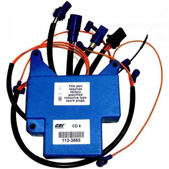 Power Pack Johnson & Evinrude 6 Cylinder CDI | 113 - 3865 - MacombMarineParts.com