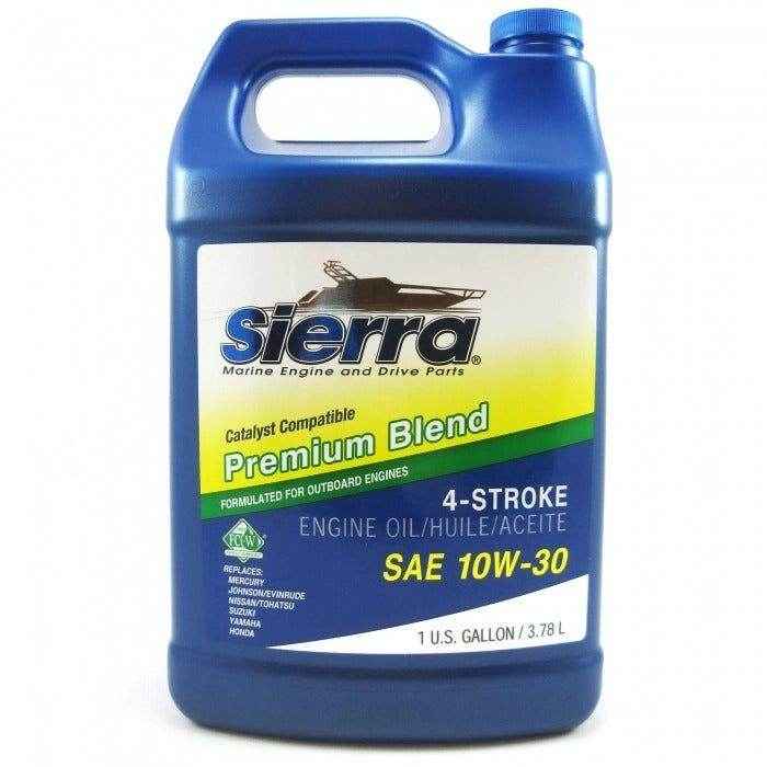 Premium Blend Catalyst Engine Oil Gallon 10W-30 | Sierra 18-9420CAT-3 - MacombMarineParts.com