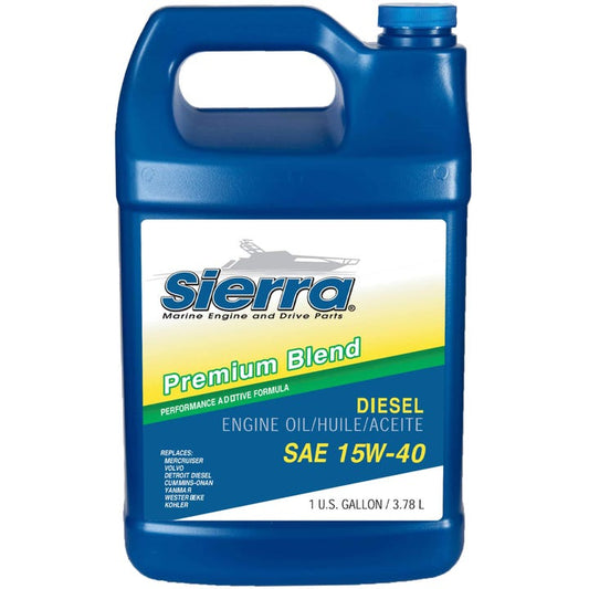 Premium Blend Diesel Oil Gallon 15W - 40 | Sierra 18 - 9553 - 3 - MacombMarineParts.com