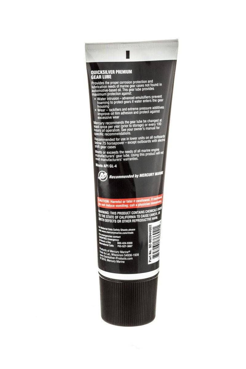 Premium Gear Lube 90z Tube SAE 80W-90 | QuickSilver 802844Q02