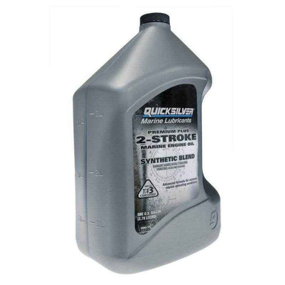 Premium Plus 2-Stroke Synthetic Blend Oil Gallon | Quicksilver 92-858027Q01 - MacombMarineParts.com