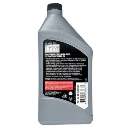 Premium Plus 2-Stroke Synthetic Blend Quart | Quicksilver 92-858026Q01 - MacombMarineParts.com