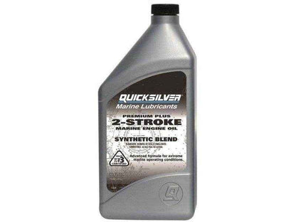Premium Plus 2-Stroke Synthetic Blend Quart | Quicksilver 92-858026Q01 - MacombMarineParts.com