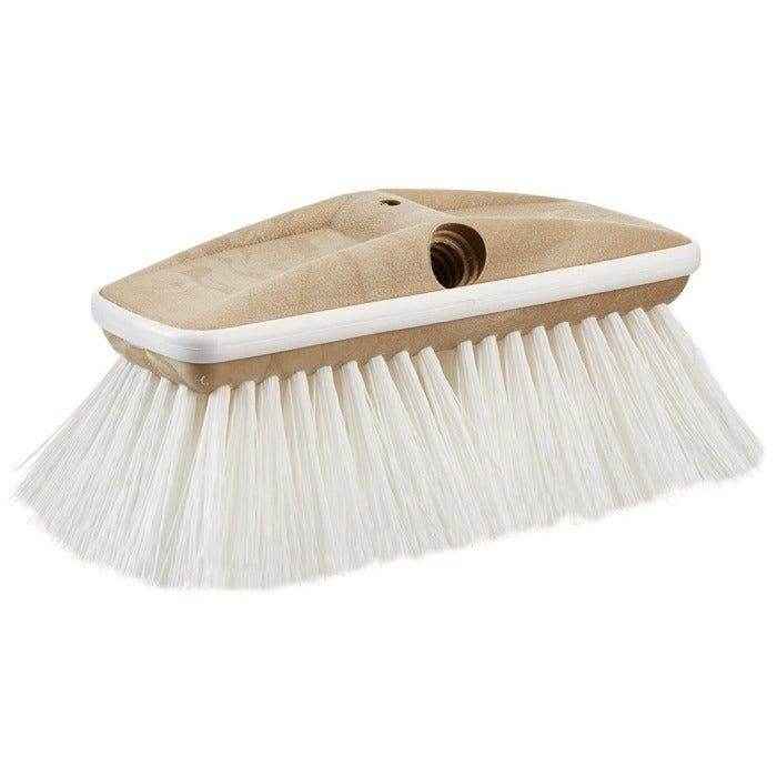 Premium Scrub Brush with Rubber Bumper - 8 in. | Star Brite 040163 - MacombMarineParts.com