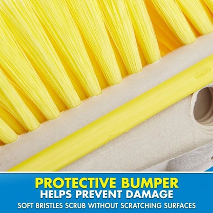 Premium Soft Wash Yellow Brush with Bumper - 8 in. | Star Brite 040161