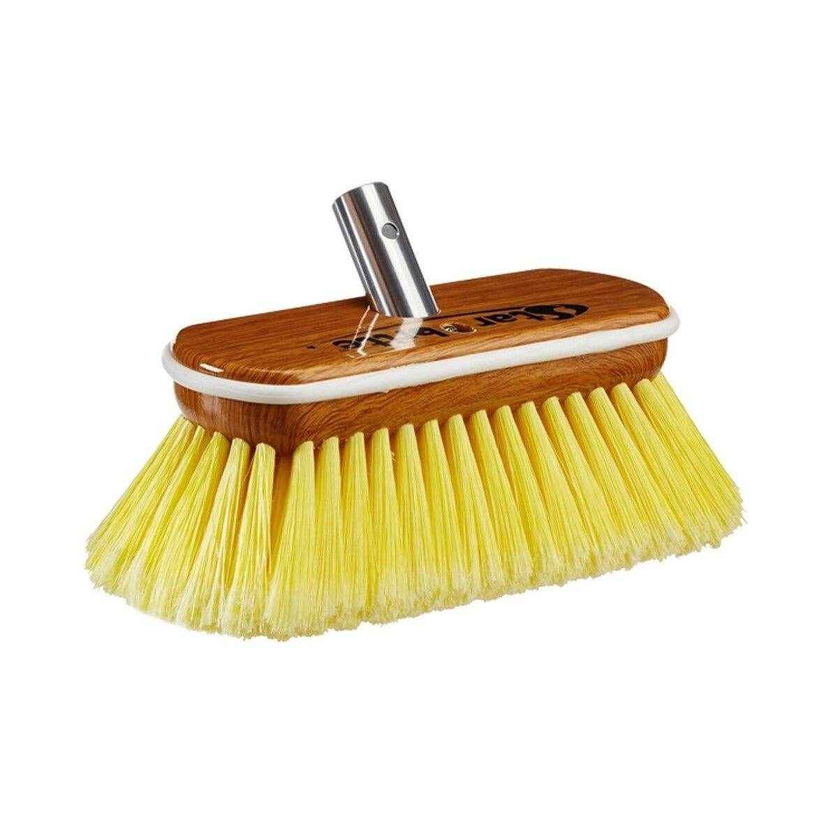 Premium Synthetic Wood Brush - Soft - Yellow | Star Brite 040170 - MacombMarineParts.com