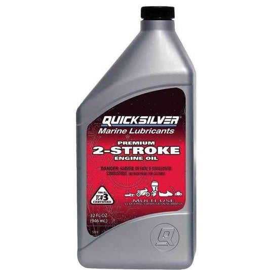 Premium TCW3 2-Stoke Oil Quart | Quicksilver 92-858021Q01 - MacombMarineParts.com