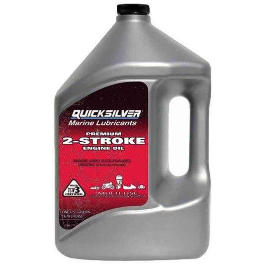 Premium TCW3 Oil 2 - Stroke Gallon | Quicksilver 92 - 858022Q01 - MacombMarineParts.com