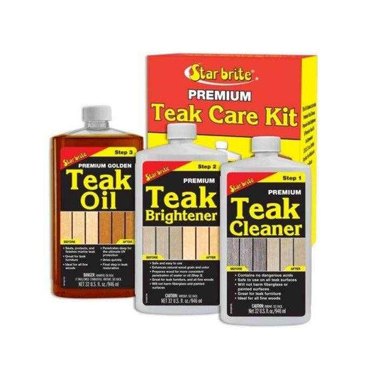 Premium Teak Care Kit - 1 Quart | Star brite 081202 - MacombMarineParts.com