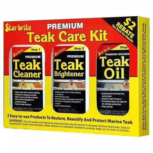 Premium Teak Care Kit | Star Brite 081216 - MacombMarineParts.com