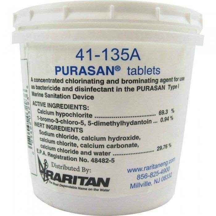 Purasan EX Refill Tablets | Raritan 41-135A - MacombMarineParts.com