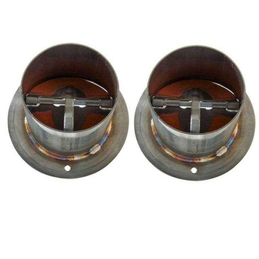 Rolled Edge Exhaust Tips with Internal Flapper | Corsa 11030 - MacombMarineParts.com