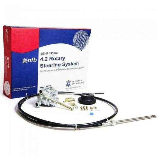 Rotary Steering Kit 4.2 No Feedback 17Ft | SeaStar SS14717 - MacombMarineParts.com